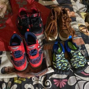 They light up the Spider-Man Shoes